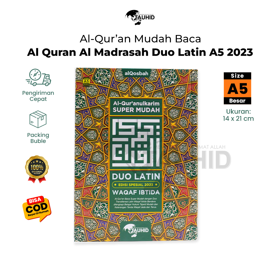 Mushaf Al Quran Alquran Duo Latin Edisi Spesial Waqaf Ibtida Terjemah ...