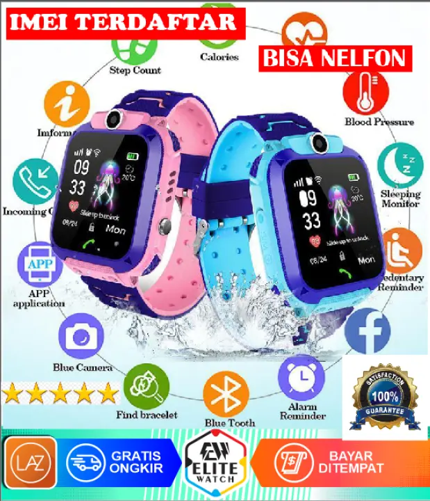 Jam Imoo Z5 Imei Terdaftar Smartwatch Bahasa Indonesia Jam Hp Anak Like Imoo Z5 Original Asli Jam Tangan Pintar Imo Anti Air Ipx4 Kids Smartwatch Gps Camera Video Sos Call