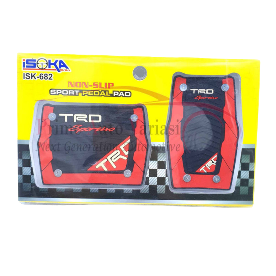 Pelapis Pedal Gas Mobil Matic TRD Sportivo Karet Merah Lazada Indonesia