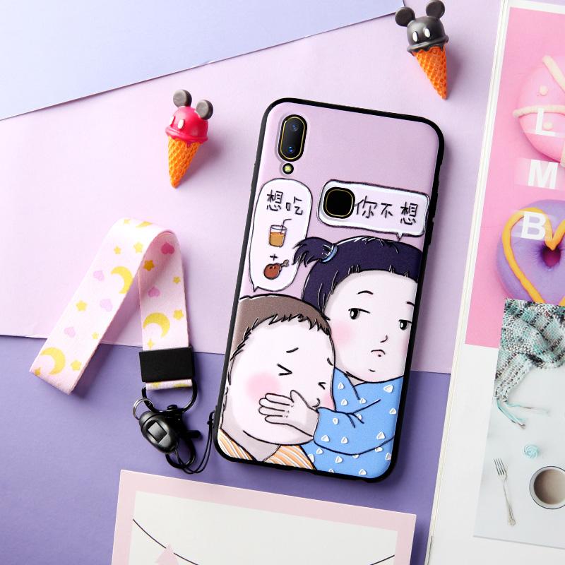 Asli Tidak Anda tidak ingin vivo z3 Casing HP vivo tidak memukul shell z3i jaringan z3x Teman Baik z1 Edisi Remaja z5x perempuan vivo y97 Model Wanita y85y83y79y75 sampul lunak vivo u1 pasang u1