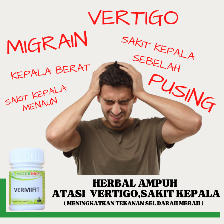 Obat Herbal Untuk Vertigo Migrain Pusing Sakit Kepala Obat Vertigo