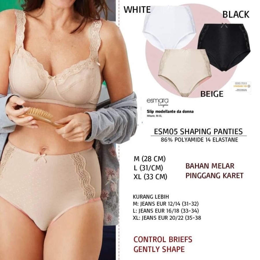 Jual PANTY SHAPEWEAR ESMARA Celana dalam wanita (WITH BOX)// sisa ekspor
