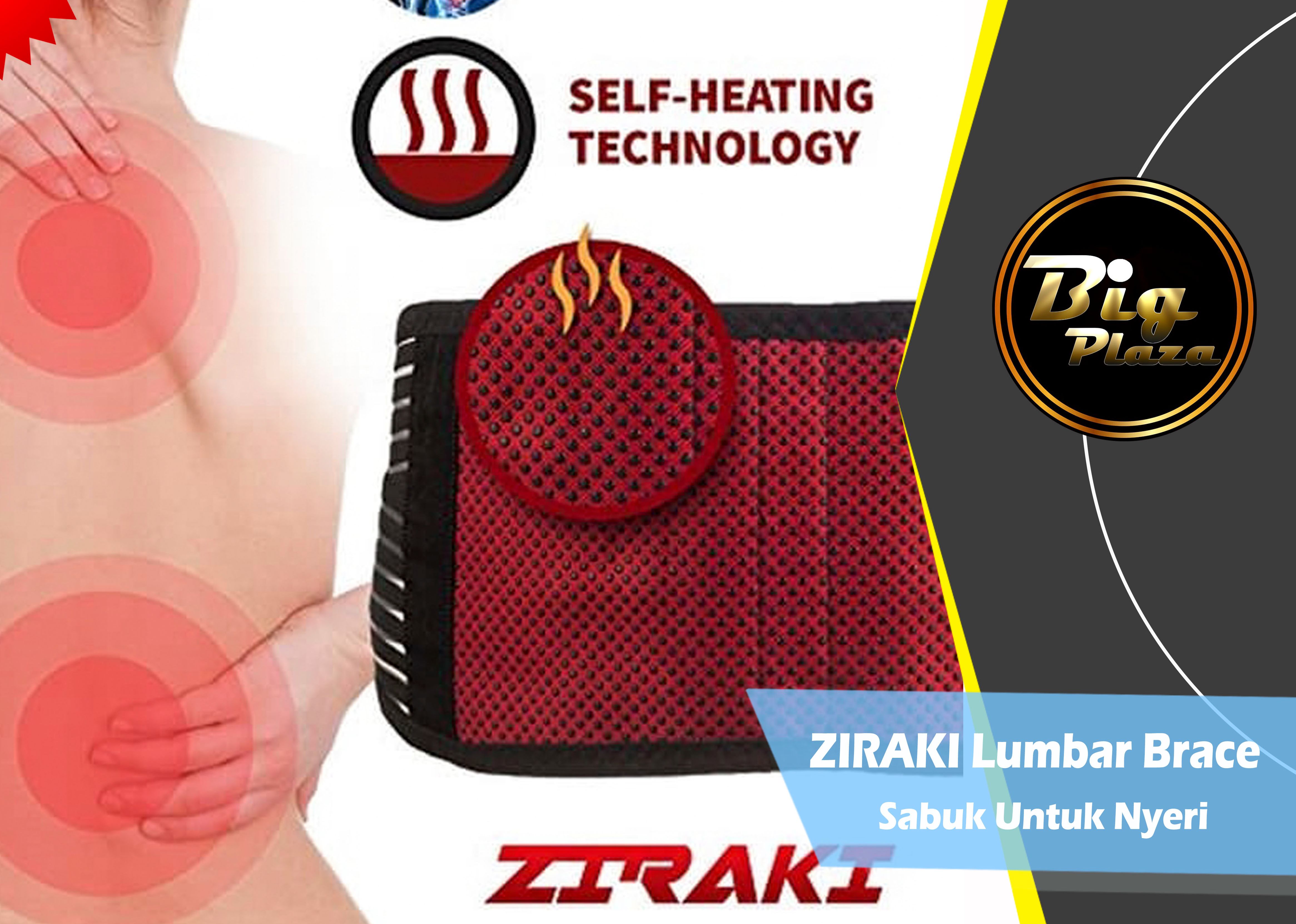 ZIRAKI Lumbar Brace Sabuk Untuk Nyeri Punggung dan Pinggang 0617