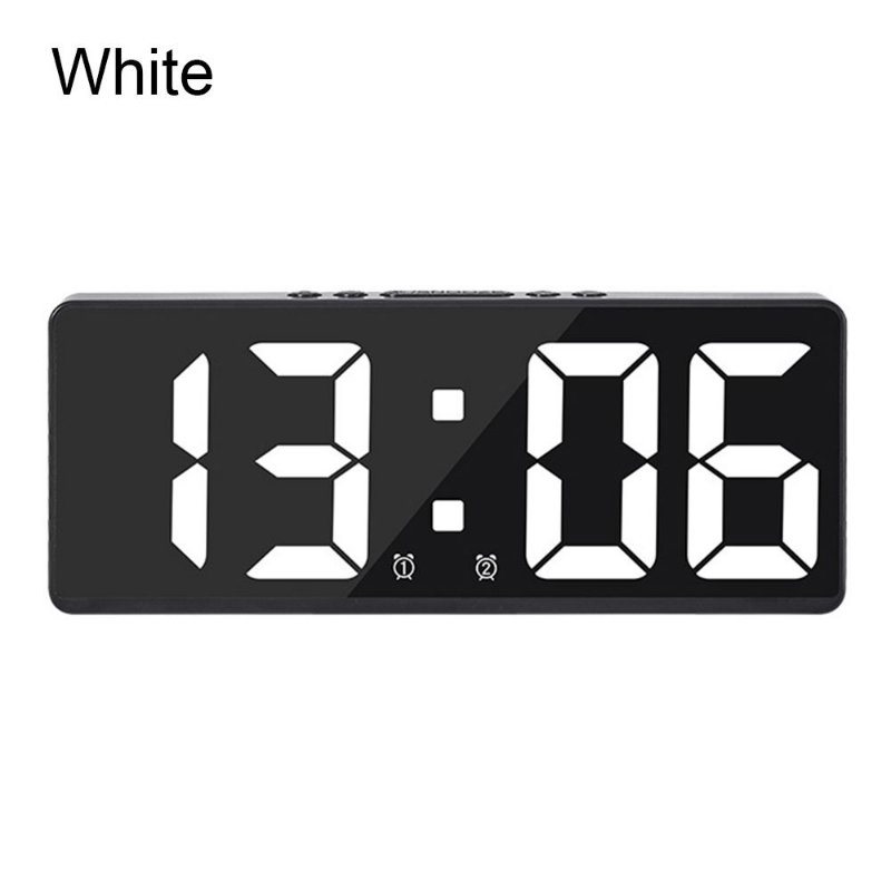 LED Alarm Clock Mirror Speaker Bluetooth Super Bass Jam Alarm LED