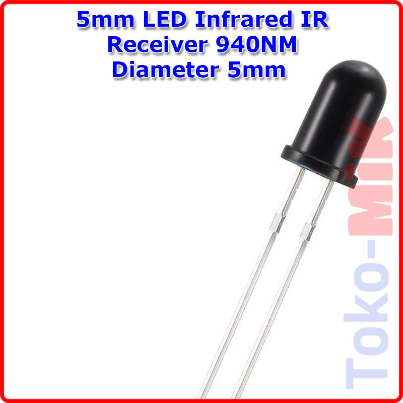 5MM 5 MM LED INFRARED IR RECEIVER 940NM PHOTODIODE PHOTOTRANSISTOR 5mm
