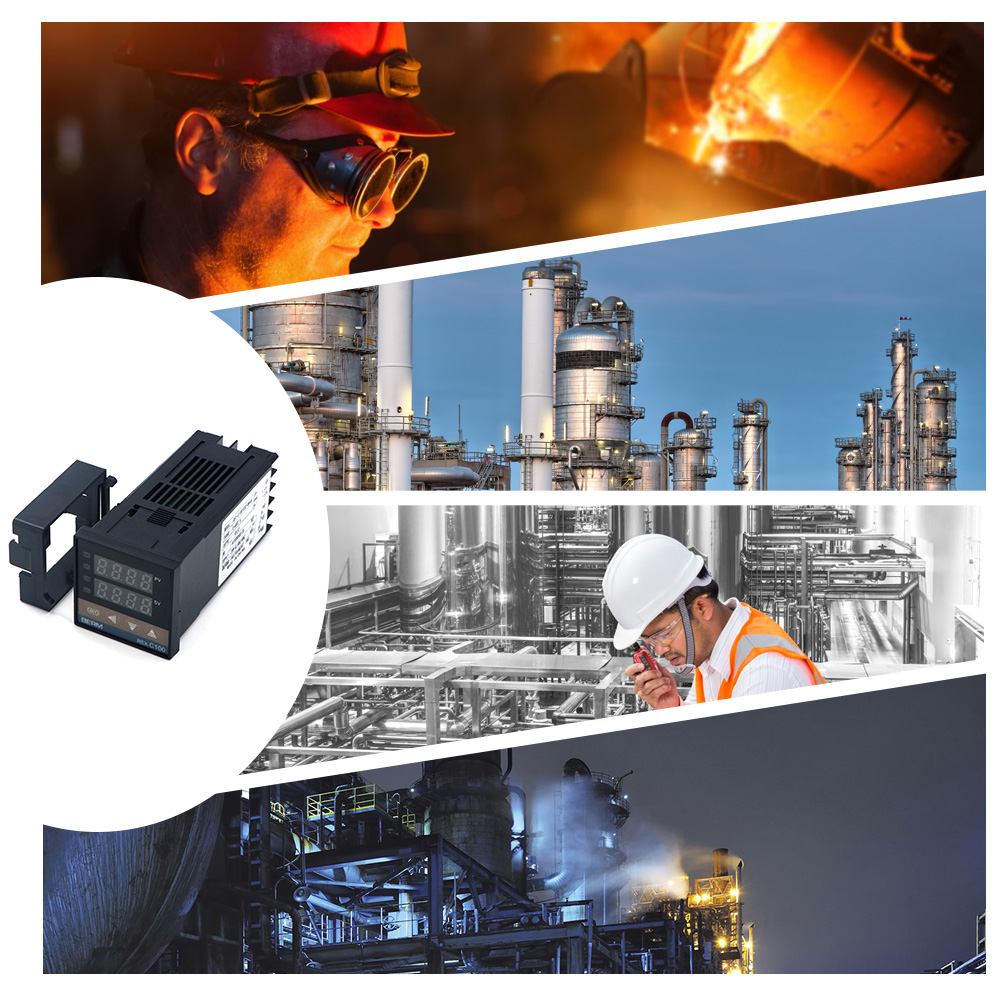 PID Digital Temperature Controller REX-C100FK02-M*AN 0 To 400°C K Type Relay Output (100-240V DK short)