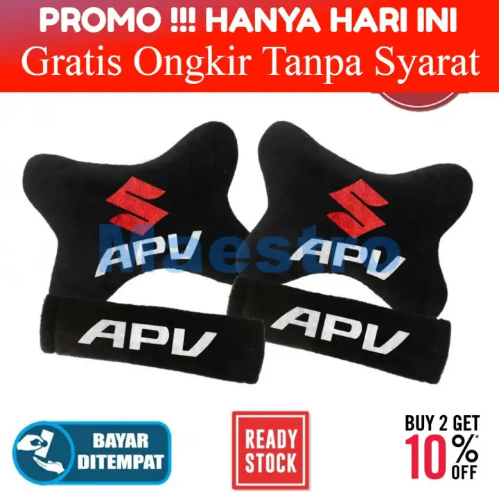 Bantal Mobil Car Seat Sandaran Jok Mobil 2in1 Suzuki Apv Merah Lazada Indonesia