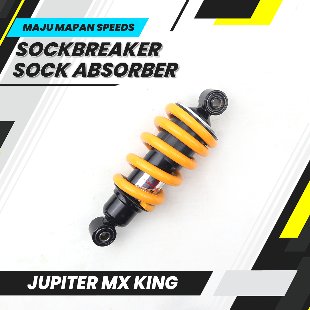 Shockbreaker Jupiter MX King Kuning Luminaire / monoshock Jup MX King