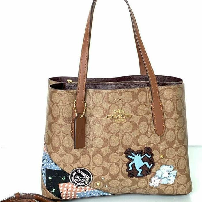 Tas Coach Original / Coach Keith Haring Avenue Sign Khaki Multi