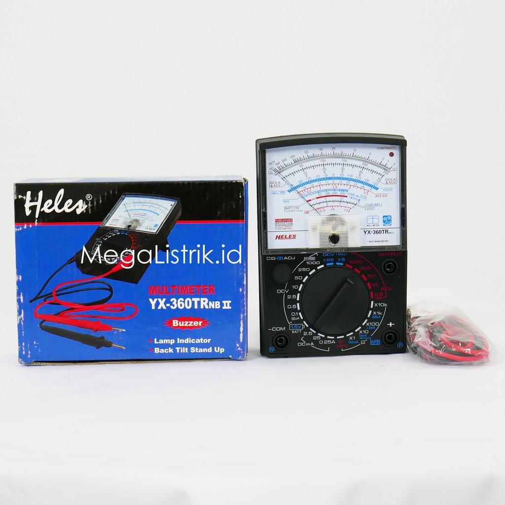 HELES MULTITESTER / MULTI TESTER / AVO METER YX 360 TRNB II BUZZER