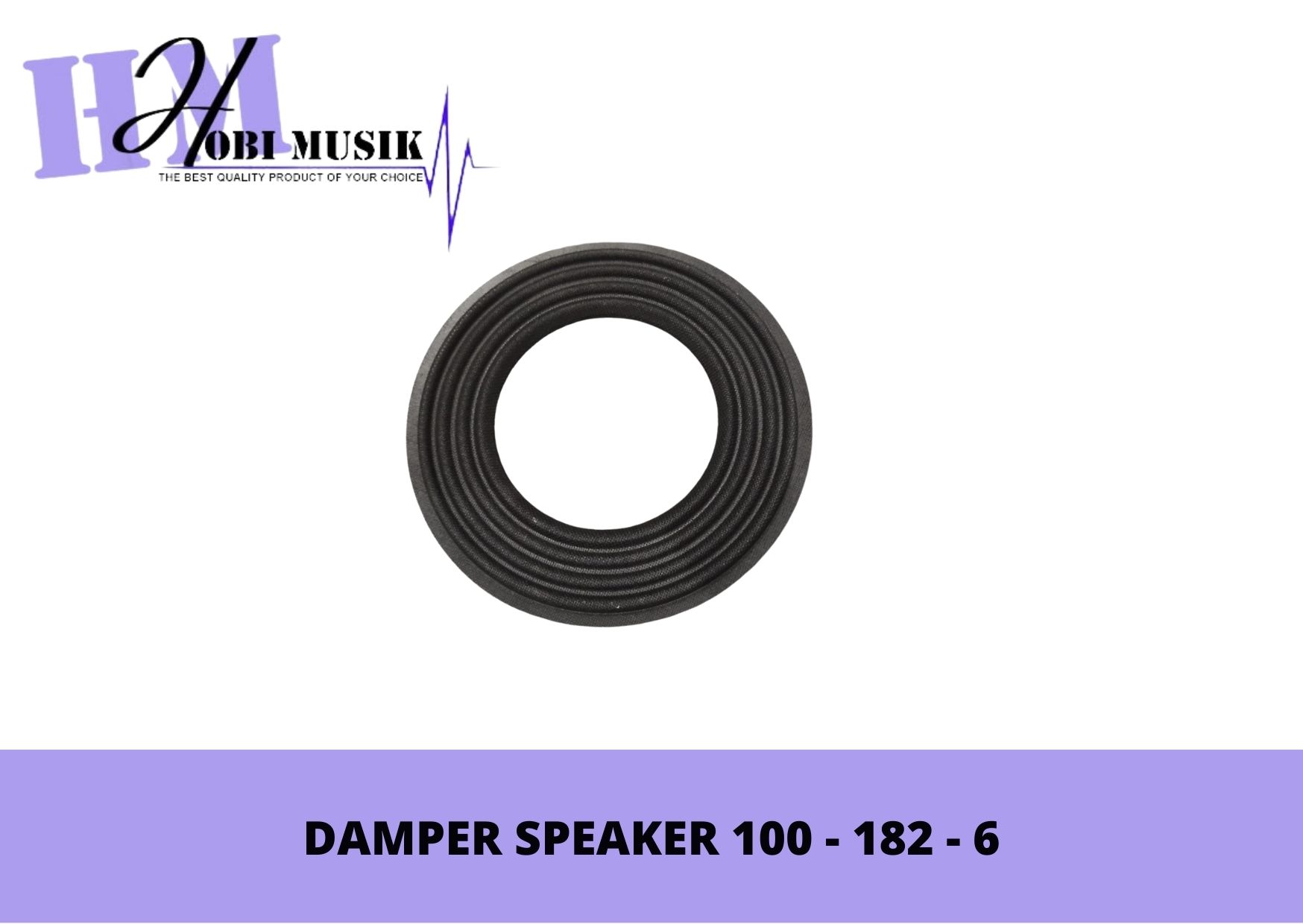 Demper Dumper Damper speaker 18 inch spul 100mm diameter 18,2cm bahan