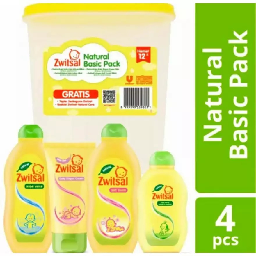 Zwitsal Natural Basic Pack Baby \/ Baby Travel Pack Natural \/ Sabun ...