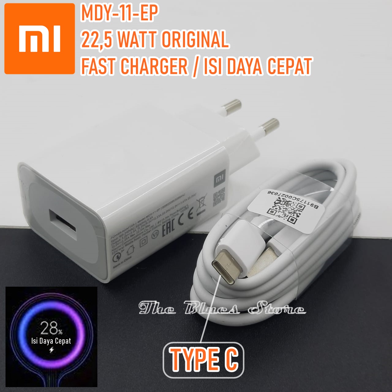 Xiaomi MDY-11-EP 22,5 WATT Isi Daya Cepat Original For Xiaomi Redmi ...