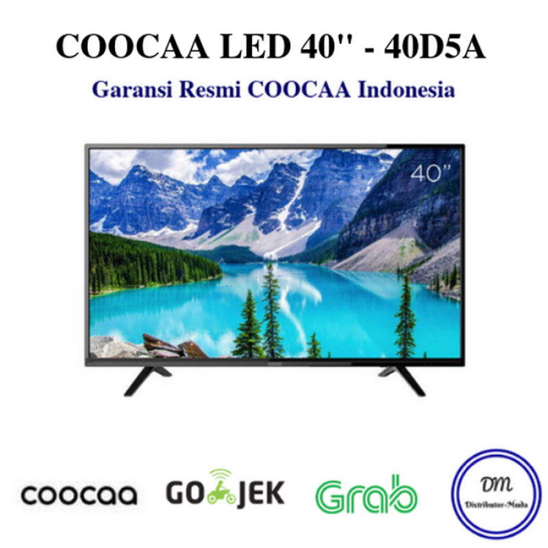 TV Coocaa 40 inch LED FULL HD Hitam model 40D5A
