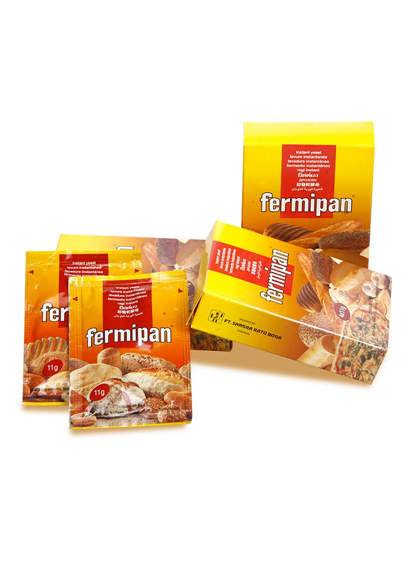 Fermipan Ragi Instan Pengembang Tepung Roti 4x 11gr Lazada Indonesia