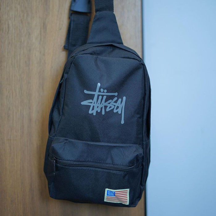 stussy troops sling bag