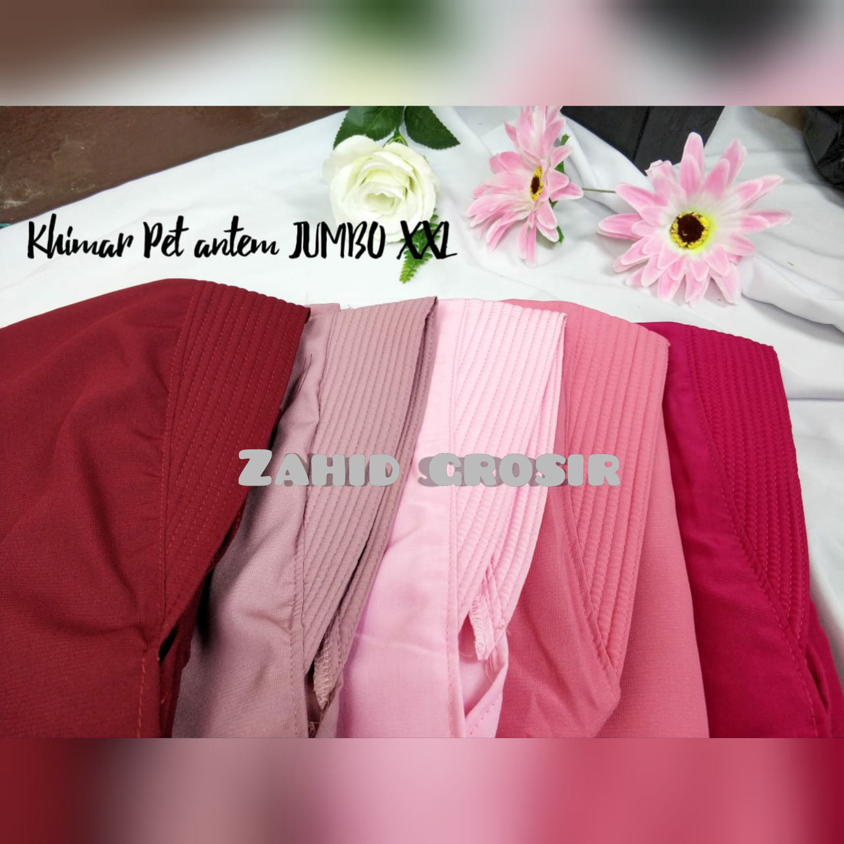 Khimar Pet JUMBO XXL Hijab instan Kerudung Antem