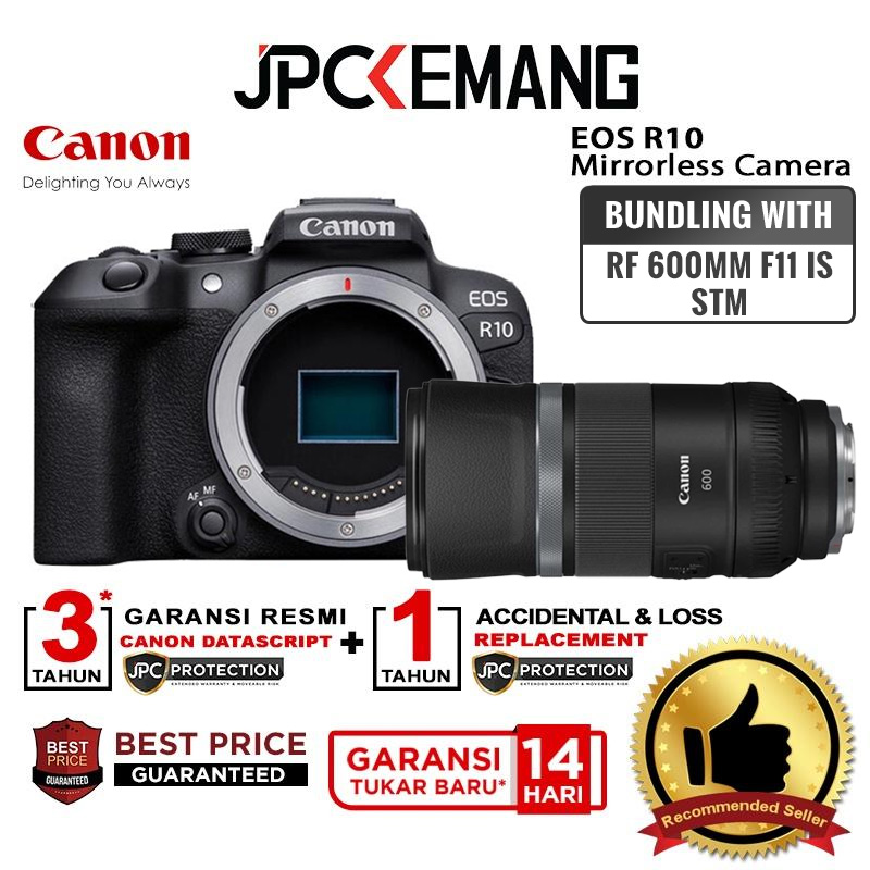Canon EOS R10 Body Only Mirrorless Camera EOS R 10 JPC KEMANG