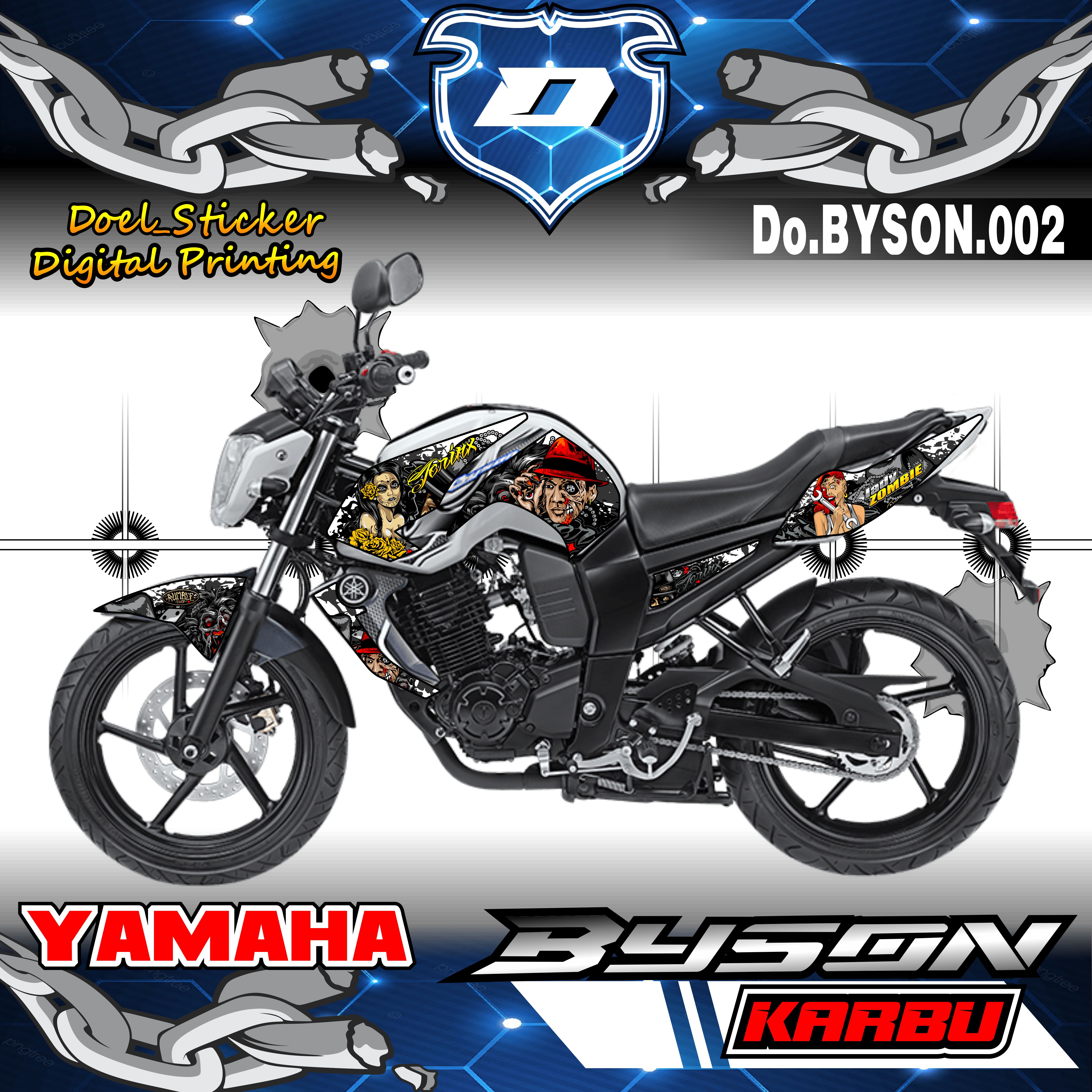 Fz 16 Sticker Yamaha Fz16 Stickering Imagui