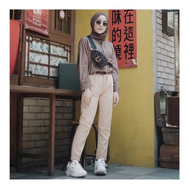 Celana Baggy Pants Wanita l Celana 