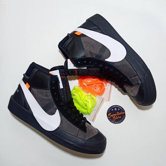 nike air blazer mid off white