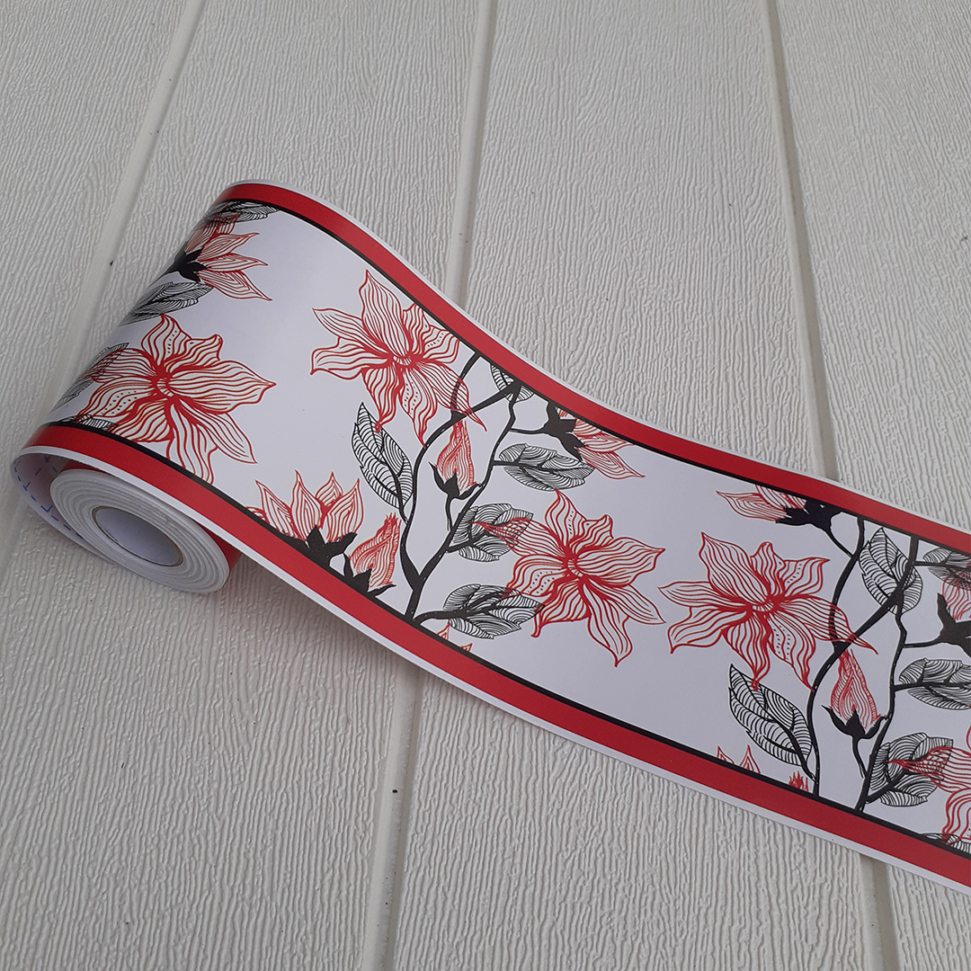 Wallpaper Sticker Border List Tembok Ukuran 10Cm x 10 M Stiker Dinding