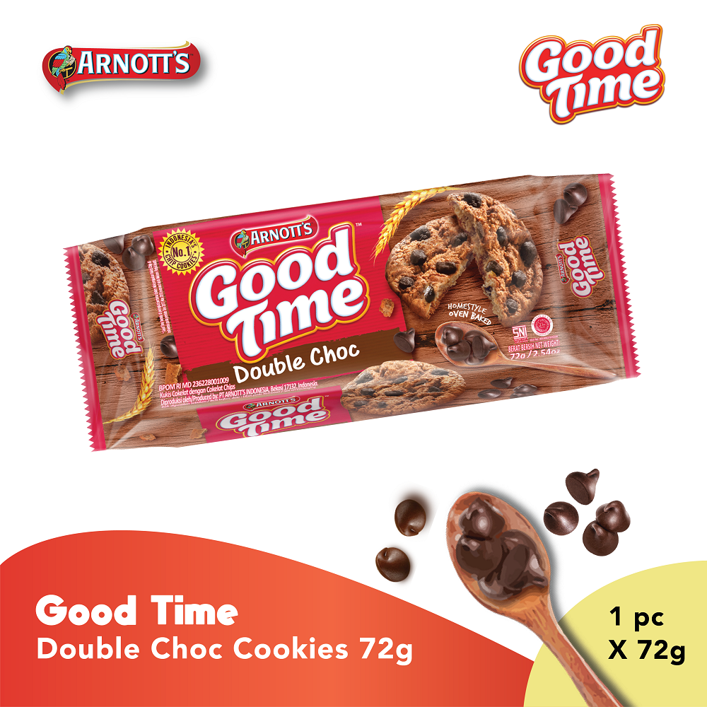 GOOD TIME Double Chocolate Chocochips Cookies G Lazada Indonesia