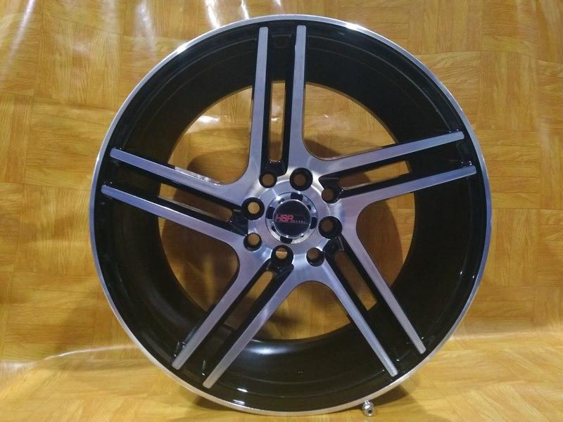 velg mobil racing hsr ring 17 nara black machine face