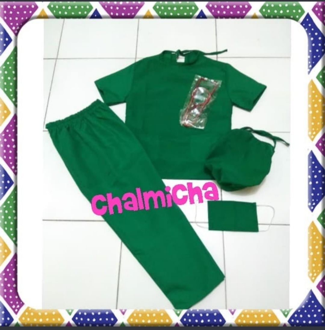 Baju Profesi Dokter Bedah Anak Warna Hijau Kostum Operasi Bidan Jaga Malam Setelan Karnaval Lazada Indonesia
