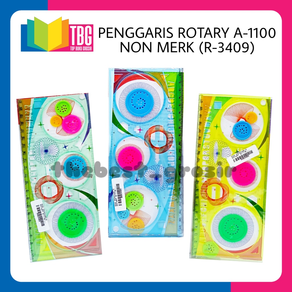 1 PCS PENGGARIS ROTARY A1100 NON MERK / ROTARY RULER/ PENGGARIS ROTARI