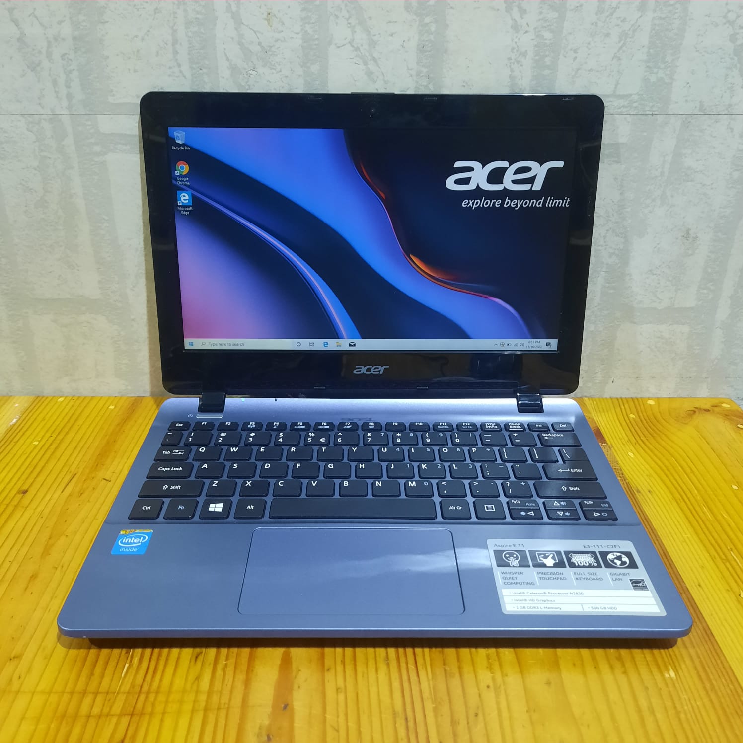 Acer Aspire E3-111M Intel Celeron - N2830 Ram 4 Gb Hdd 500 Gb 
