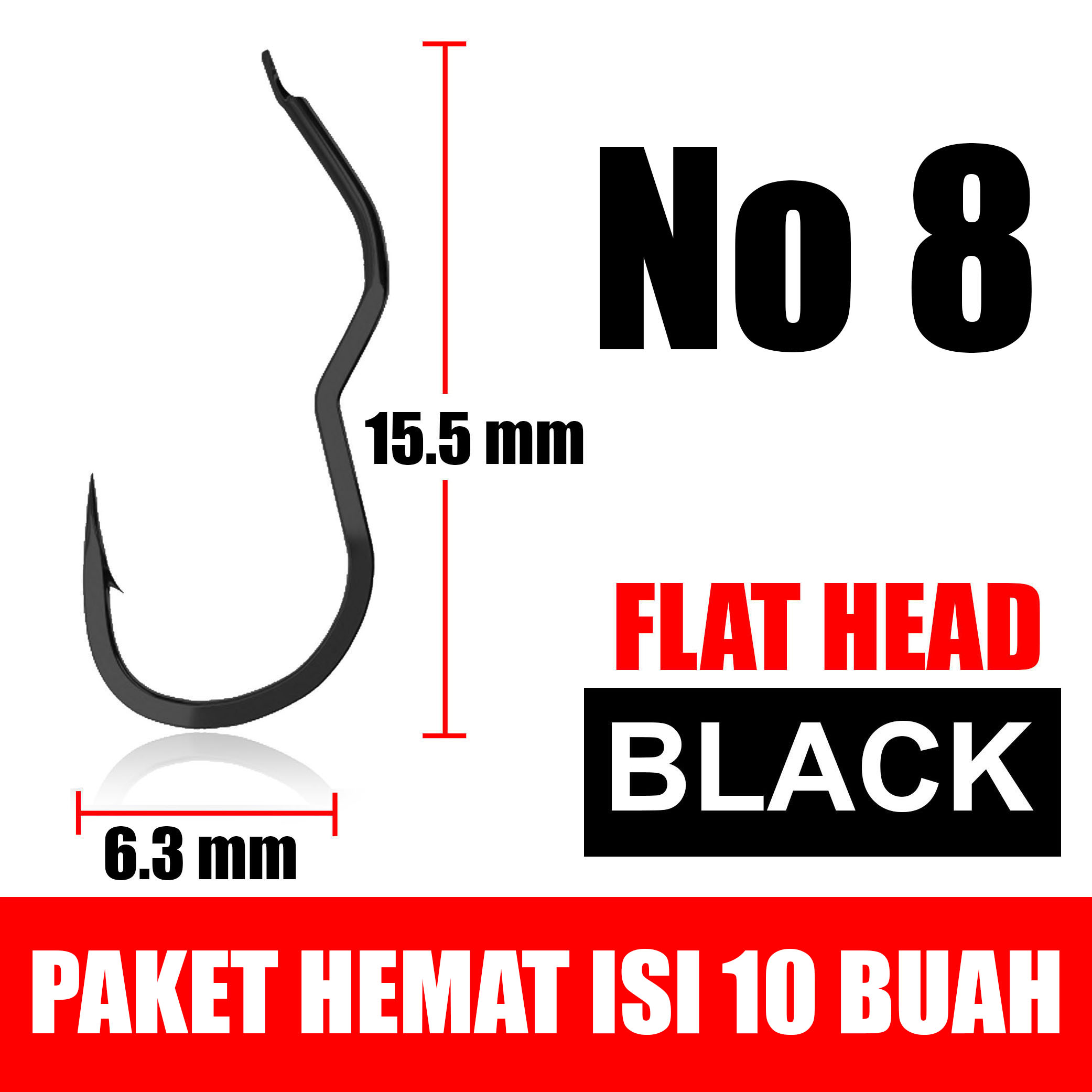 10 Buah Mata Kail Otomatis Flip Hook Penemuan Terbaru 2024 Flat Untuk ...