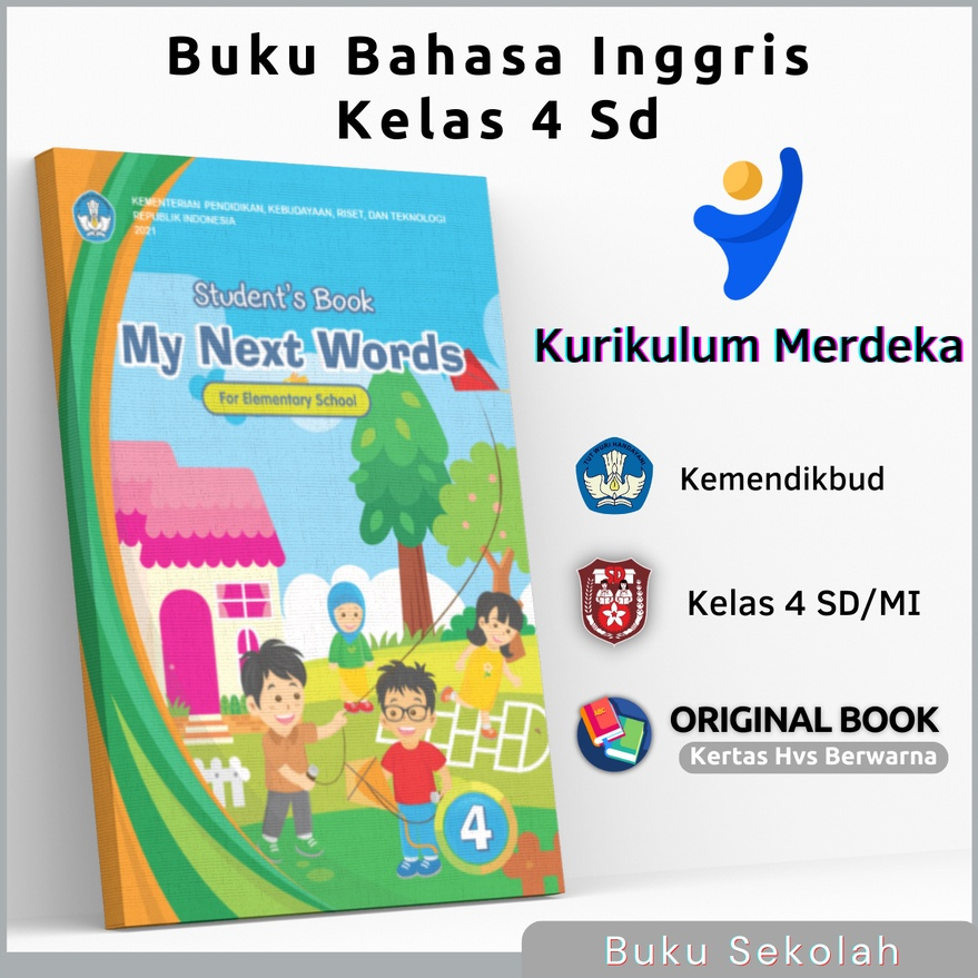 Buku Pelajaran Bahasa Inggris Kelas 4 Sd/Mi Kurikulum Merdeka Belajar ...