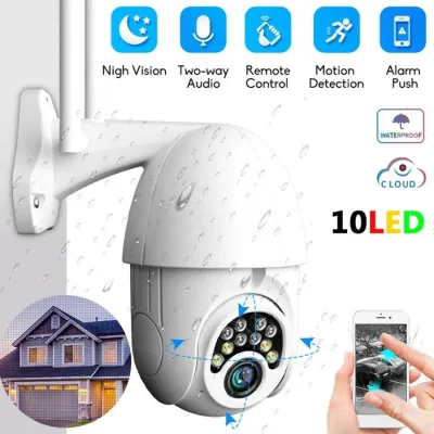 Smart Camera V380 Q10 HD1080P IP CCTV Outdoor Indoor - Ip Camera CCTV Outdoor - Cctv Wifi