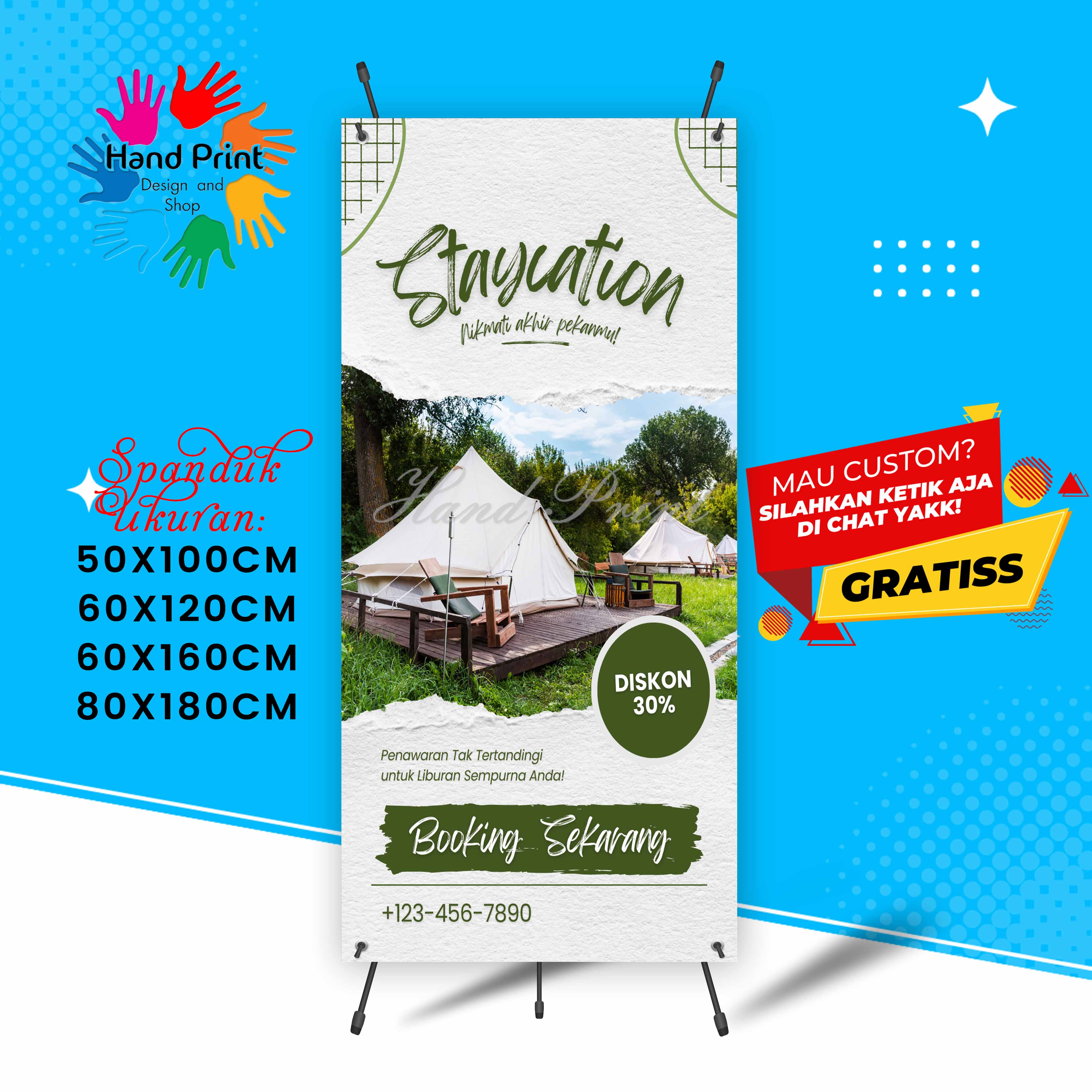 Cetak Spanduk Banner Liburan Wisata Travel Jalan - jalan MMT Spanduk ...