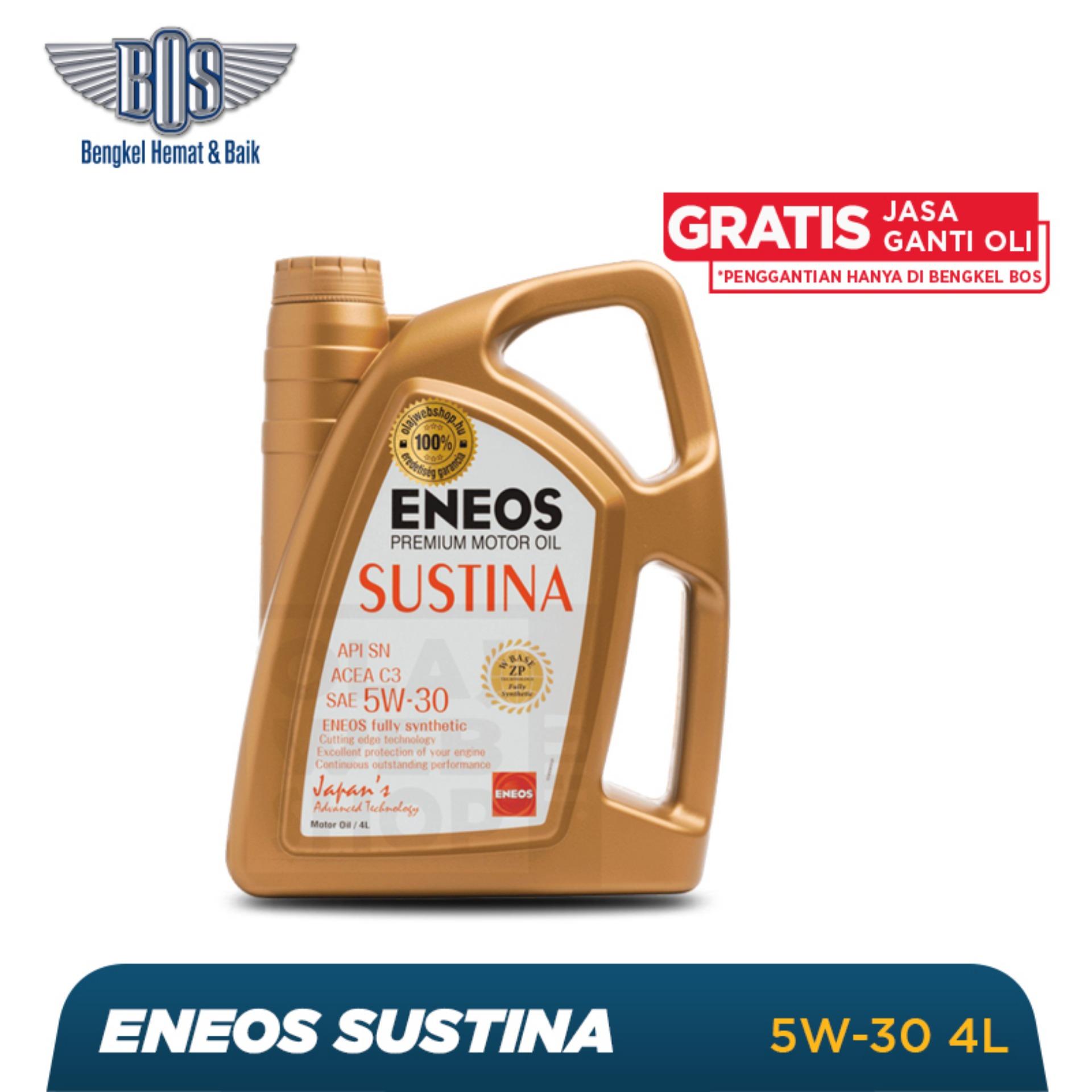 Oli Mobil ENEOS SUSTINA - 5W-30 - GALON - Gratis Jasa Ganti Oli dan Check Up Kendaraan