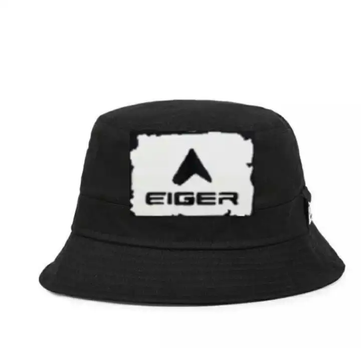 black and white sun hat