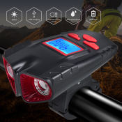 SeaShiney 4 Mode USB Bike Light with Wireless Code Watch