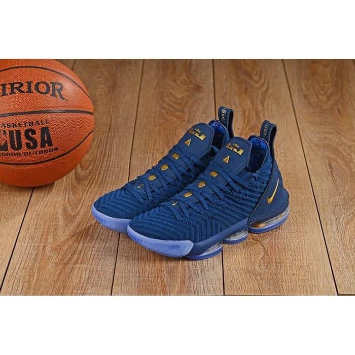 Sepatu Sneakers Nike Lebron James XV1 16 Navy Blue Gold Perfect Kick Original PK PRIA / Sepatu Terbaru / Sepatu Murah / Sepatu Kekinian / Sepatu Diskon / Sepatu Kekinian / Sepatu Hits / Sepatu Promo / Sepatu Terlaris / Sepatu Keren / Sepatu Trend Lamacca
