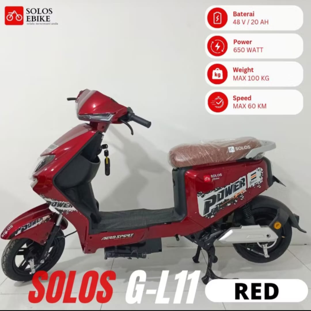 Electric Bicycle Sepeda Listrik Solos GL 11 Moped Lazada Indonesia