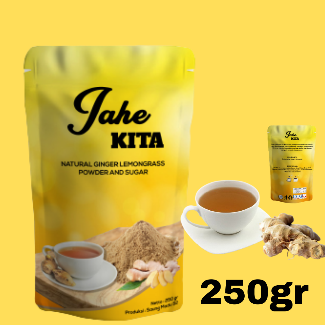 JAHE BUBUK 250gr JAHE KITA BUBUK JAHE INSTAN 250gr JAHE KITA BUBUK JAHE ...