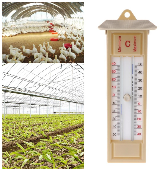 Termometer maksimum minimum thermometer max min -40 s/d 50℃ | Lazada ...