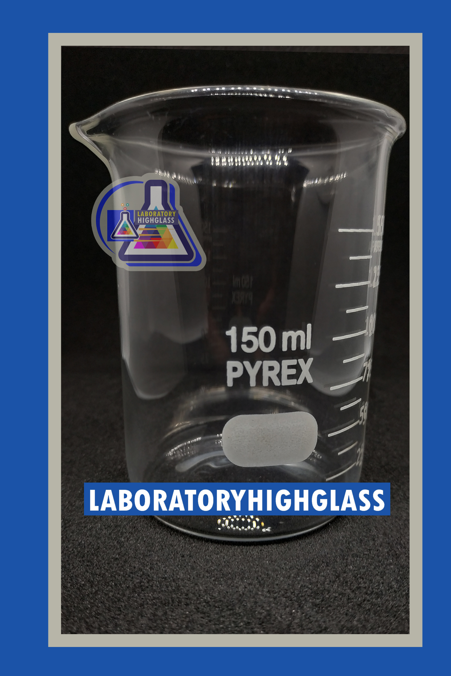 Beaker glass 150 ml Pyrex Gelas kimia tahan panas Lazada Indonesia