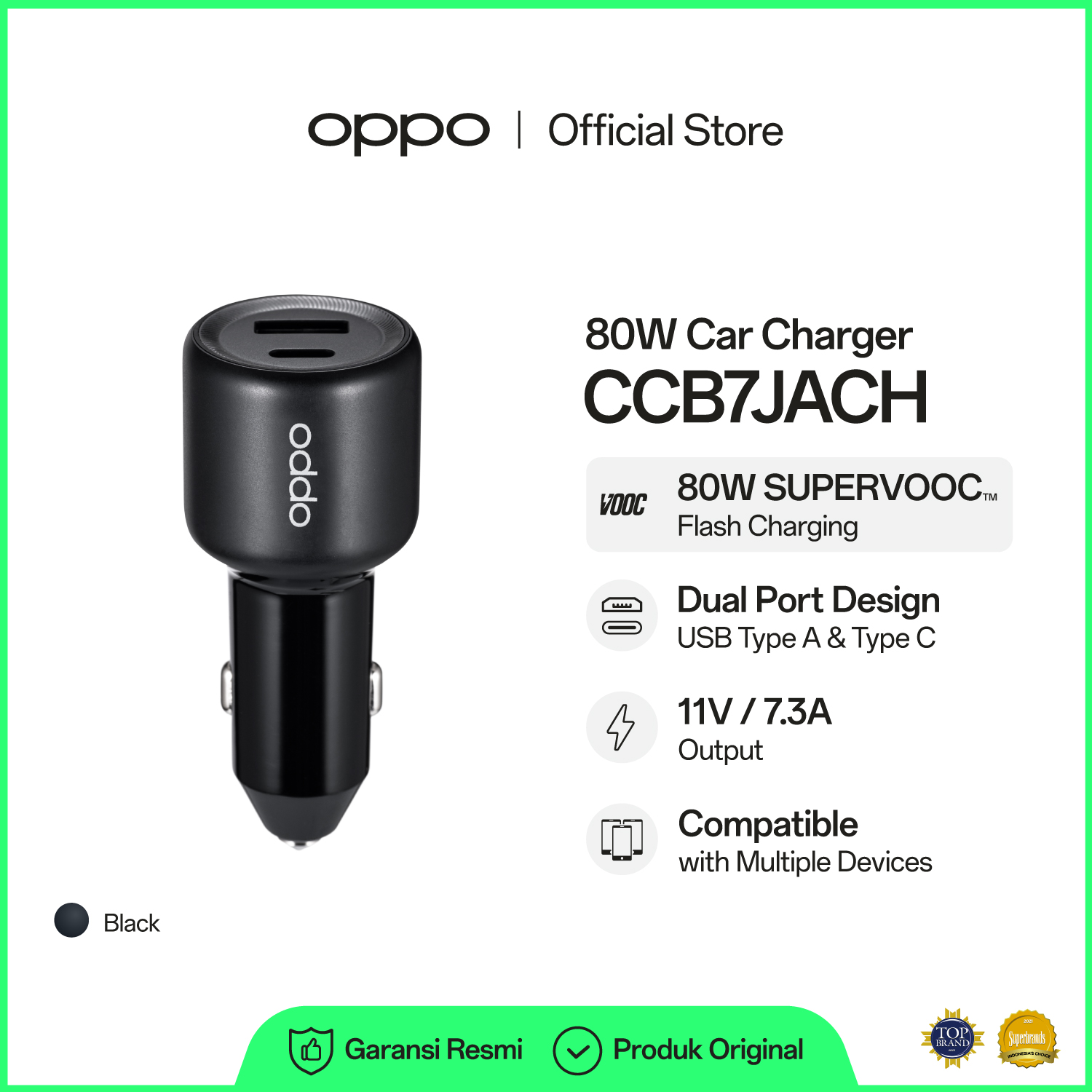 oppo 80w car charger