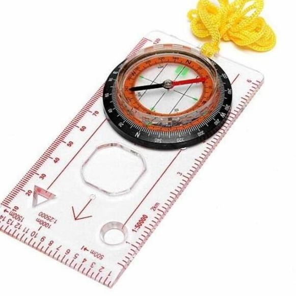 Compass Lazada Kompas Silva dan penggaris map serta kaca pembesar compass penggaris ...