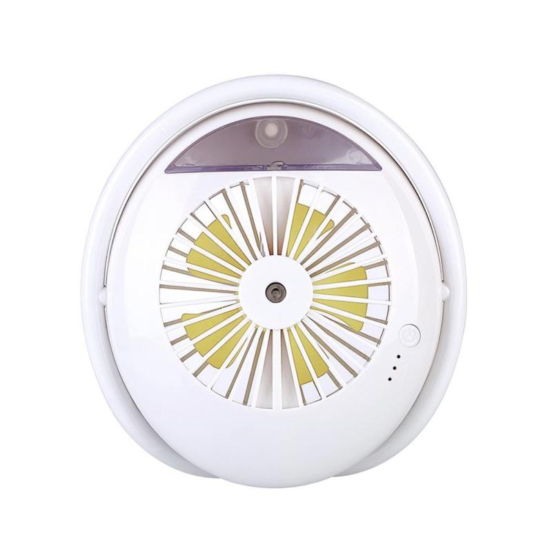 Mini USB Rechargeable Desktop Cooling Fan Mist Spray Humidifier Beauty Fan Singapore