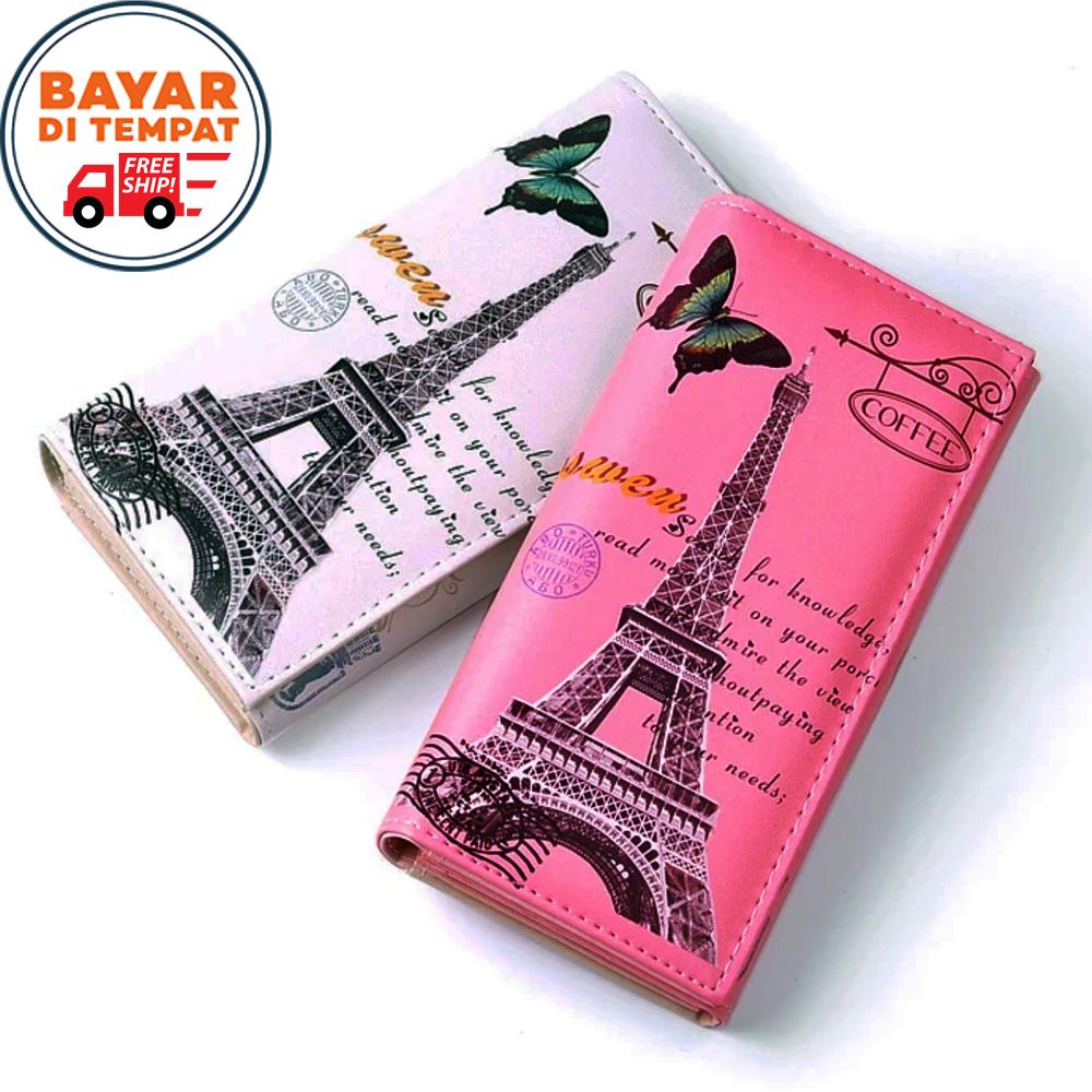 Obral Murah - Dompet Fashion EF001 Dompet Wanita Dompet Panjang Dompet Murah Dompet Cewek Dompet Fashion Cewek Dompet Fashion Wanita Murah Dompet Handphone Smartphone Dompet Koin - Pink