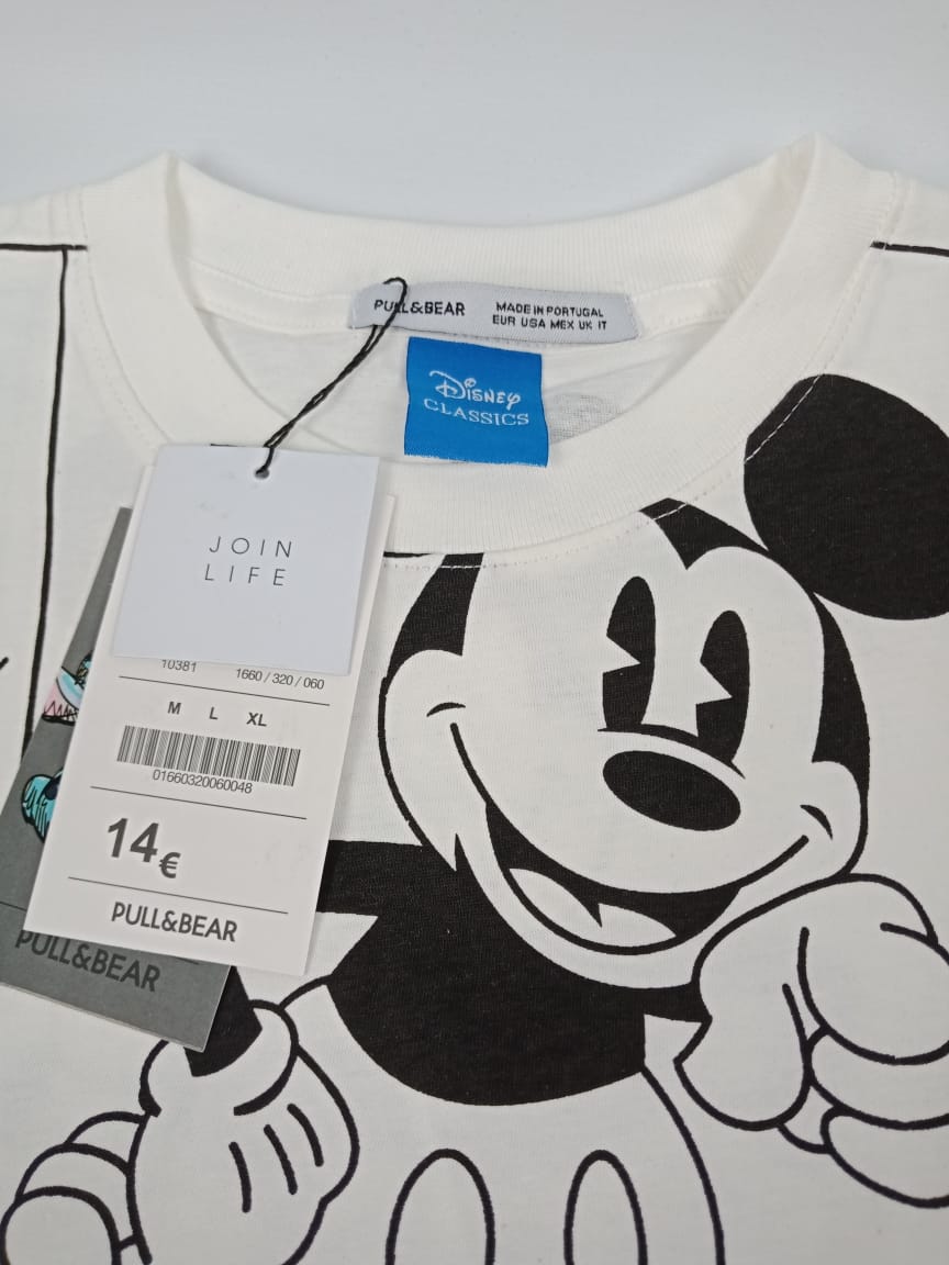 BAYAR DITEMPAT Baju wanita pull and bear Mickey mouse kaos