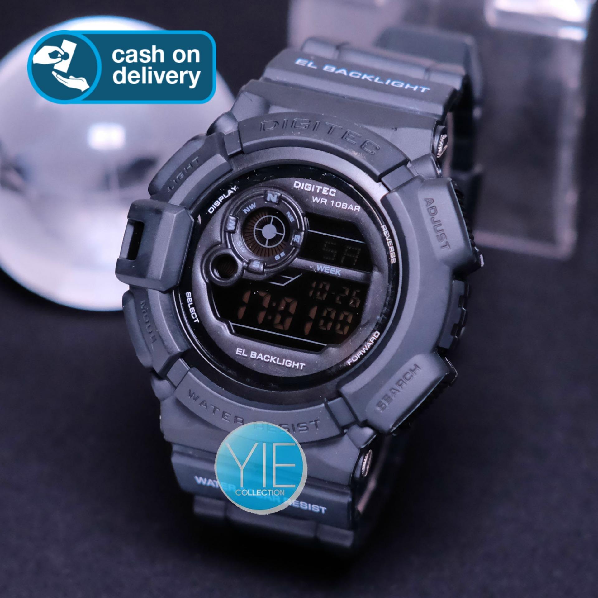 Digitec Mudman Jam Tangan Pria Sport Army - DG 2028 Strap Karet Original Tahan Air