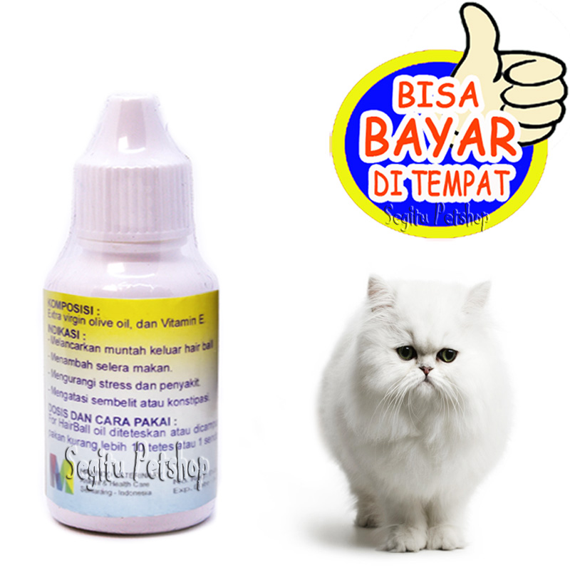 Obat Kucing Muntah Bulu Susah Bab Sembelit For Hairball Oil Lazada Indonesia